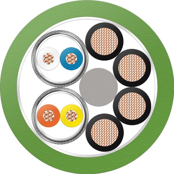 L45467-J116-C6 PROFINET hybrid cable for flexible installation